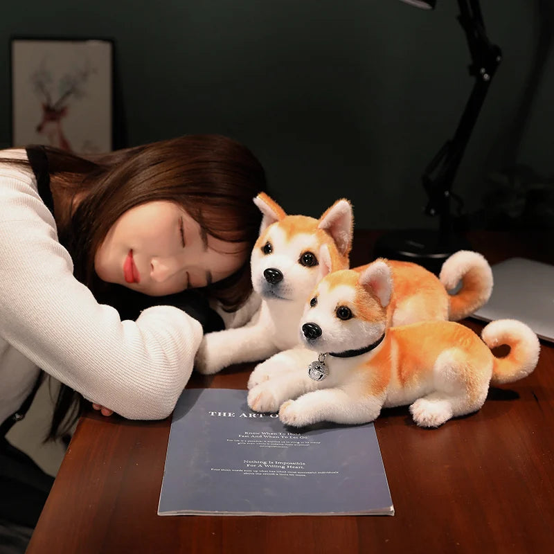 Realistic Akita Puppy Plushies