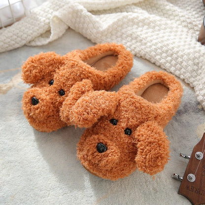 Comfy Indoor Poodle Slippers