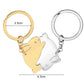 Best Friends Rabbit Keychains Pair