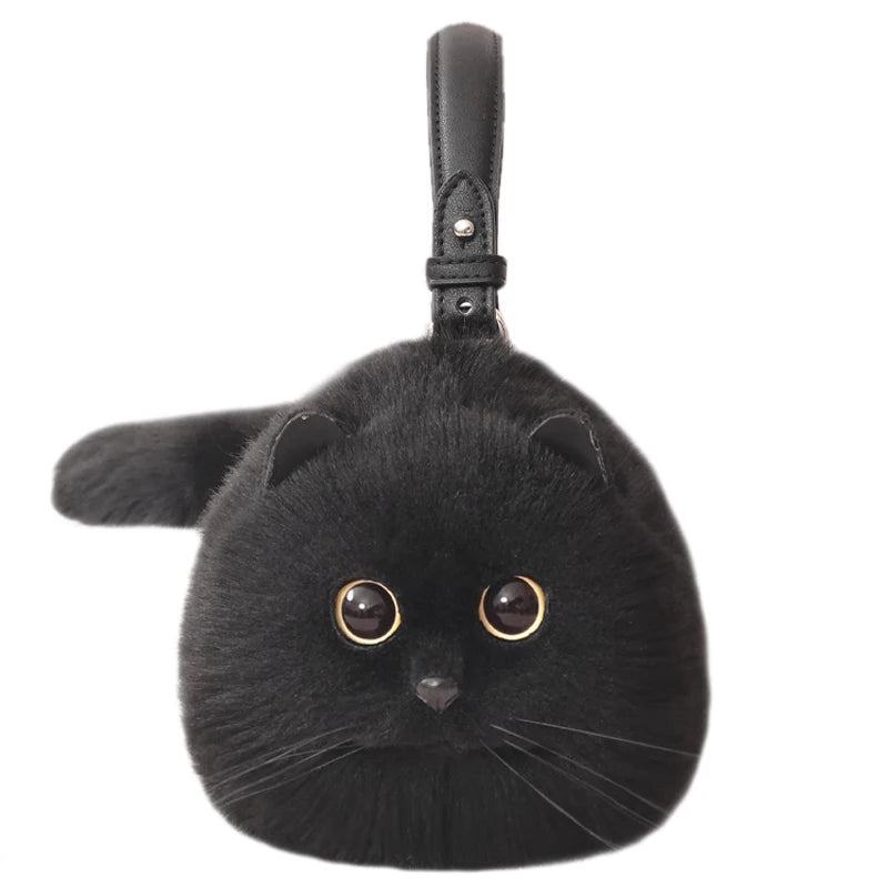 Realistic Cat Mini Handbags