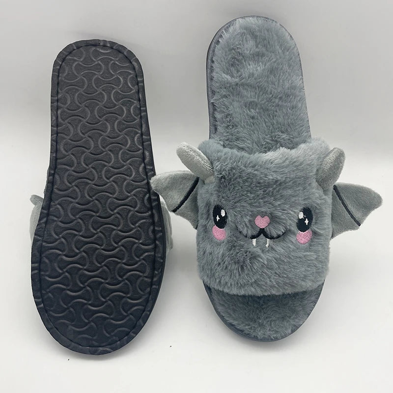 Indoor Bat Slippers with wings + FREE SOCKS