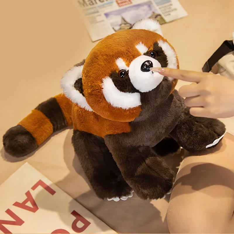 Lifelike Red Panda Plushie Family