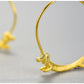 " Running Dachshund " Hoop Earrings by SB