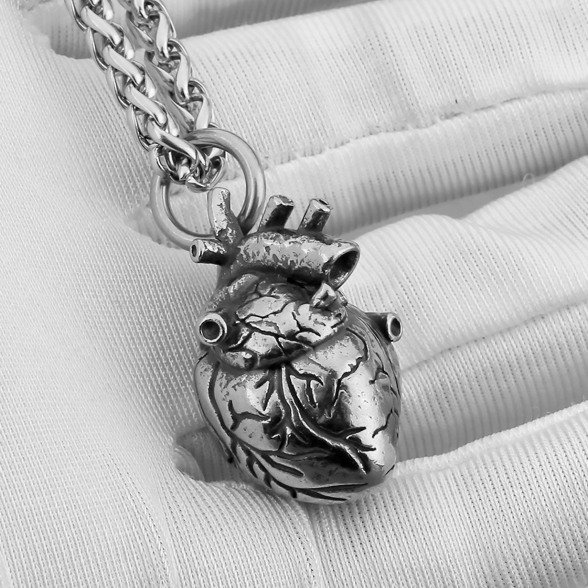 Realistic Heart Necklace