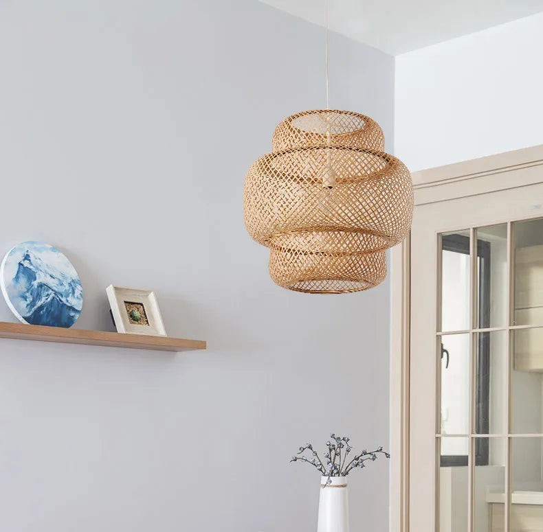 Hand Knitted Hanging Lamps