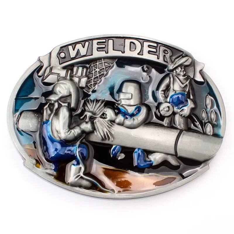 Welder belt buckle