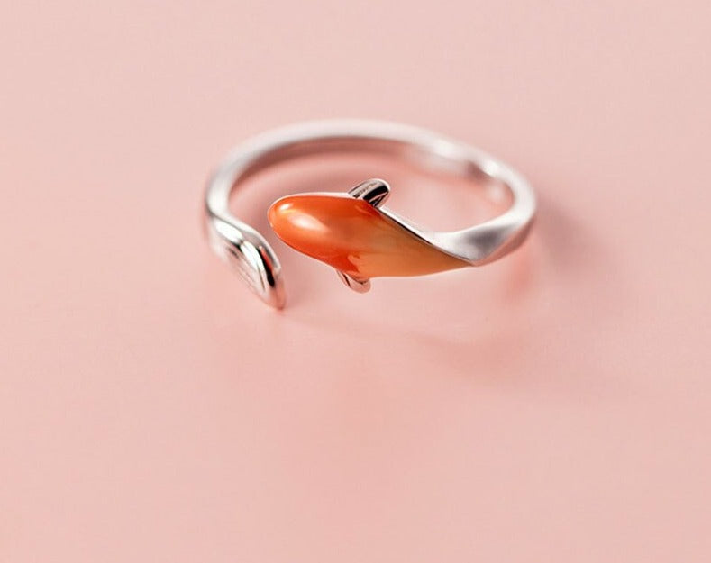 " The Blind Koi " Adjustable Ring