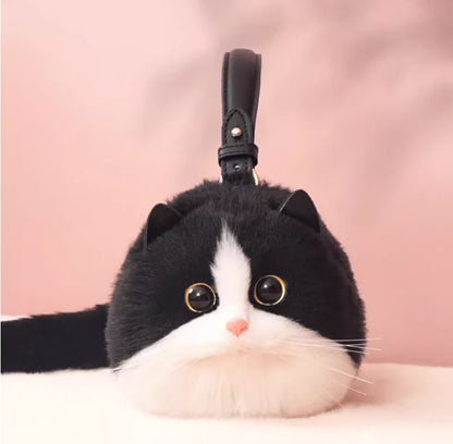 Realistic Cat Mini Handbags