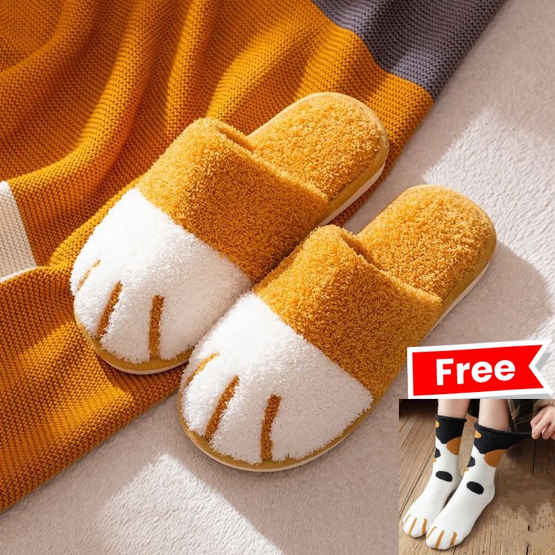 Cat Paw Indoor Slippers