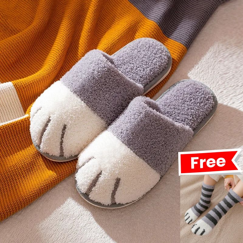 Cat Paw Indoor Slippers