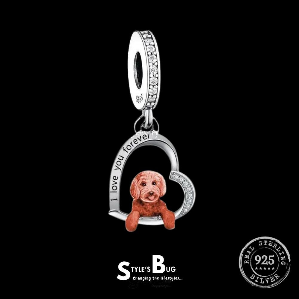 "I love you forever" Dog Pendants