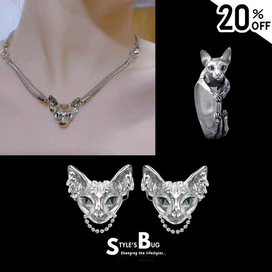 Artistic Sphynx Jewelry