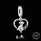 Catahoula "I love you forever" Pendant