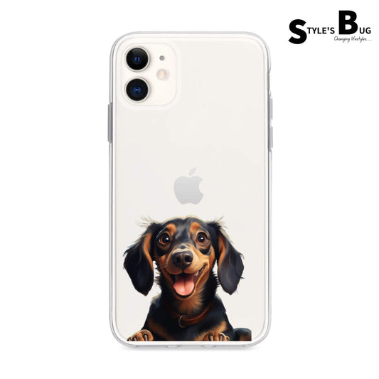 Smiling Dachshund phone cases from Style's Bug (UV printed)