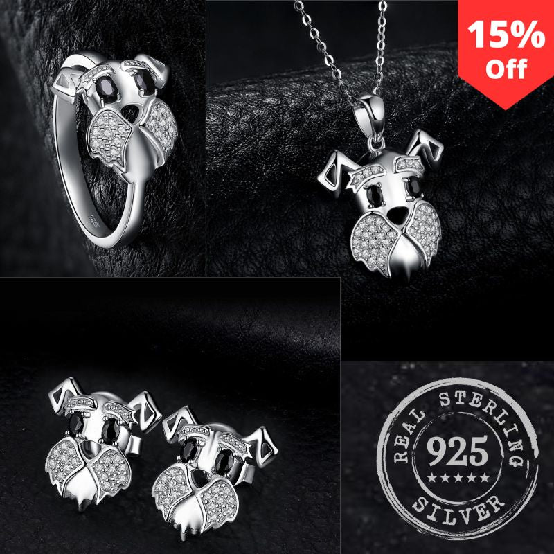 Silver Schnauzer Jewelry