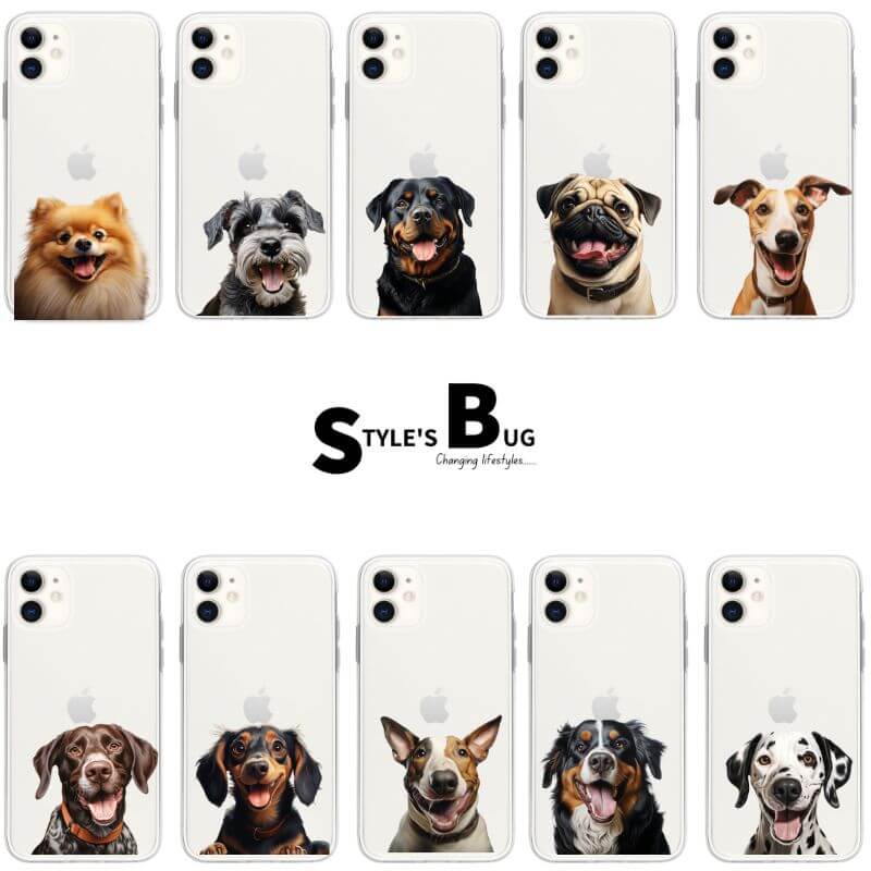 Smiling Schnauzer phone cases from Style's Bug (UV printed)