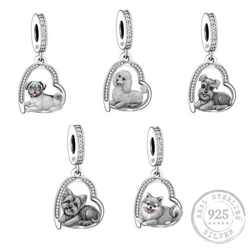 "I Love you Forever" Dachshund pendants