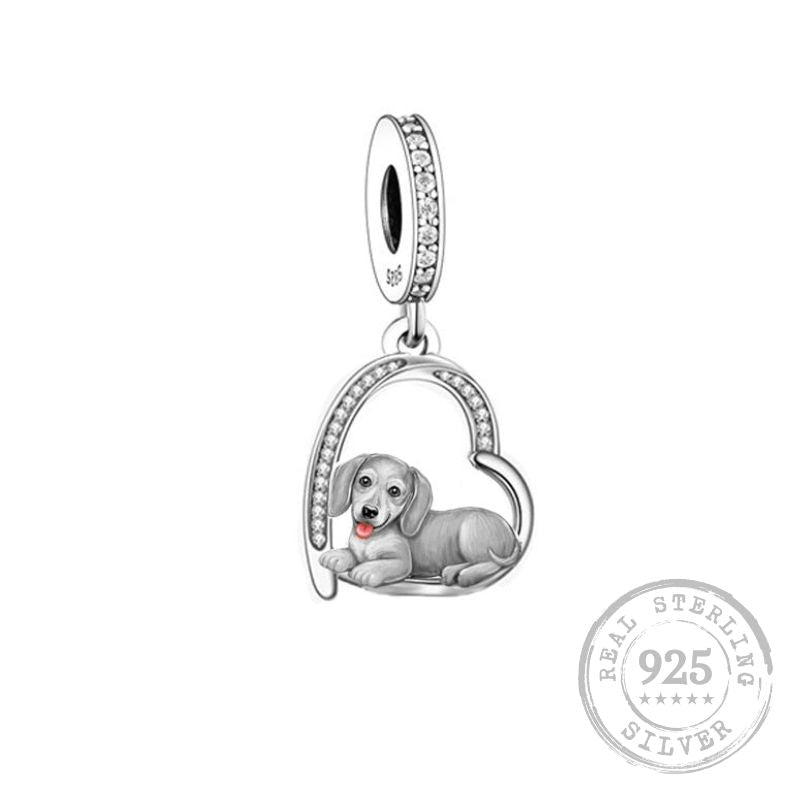 "I Love you Forever" Dachshund pendants