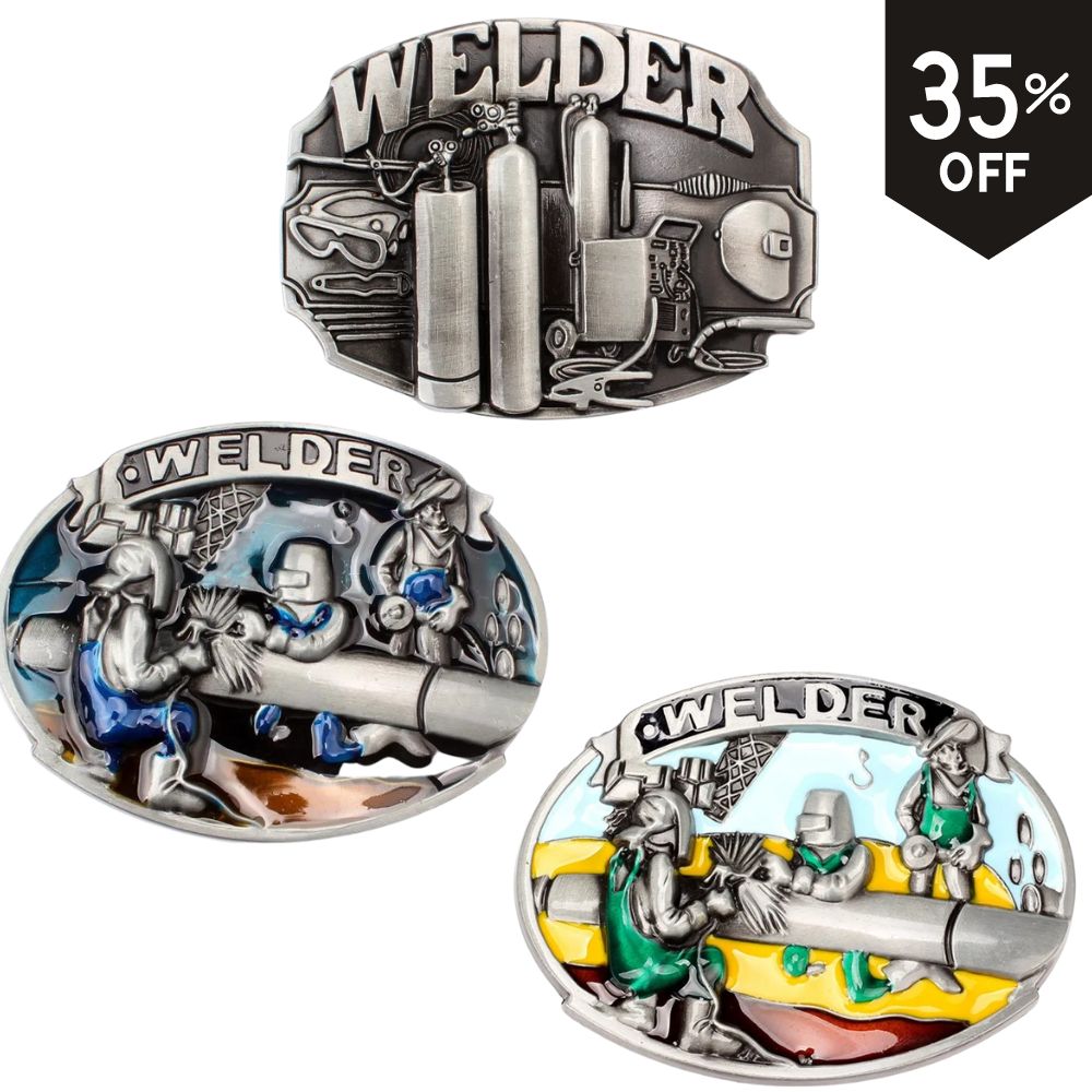 Welder belt buckle