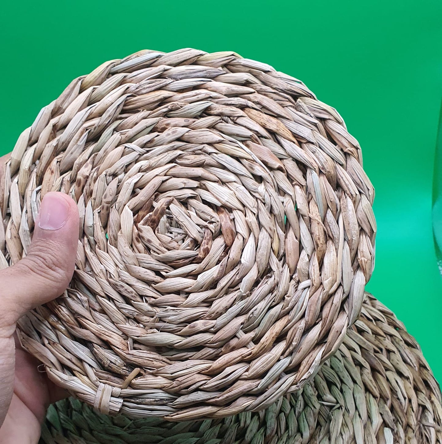 Natural reed Table coasters