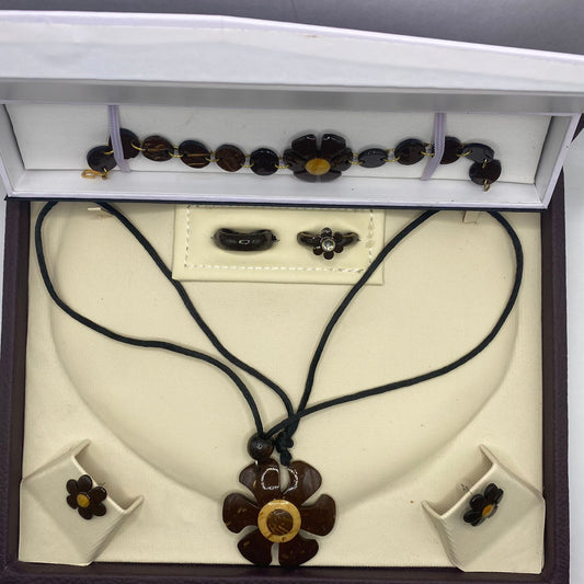 Coco Flower Jewellery Set