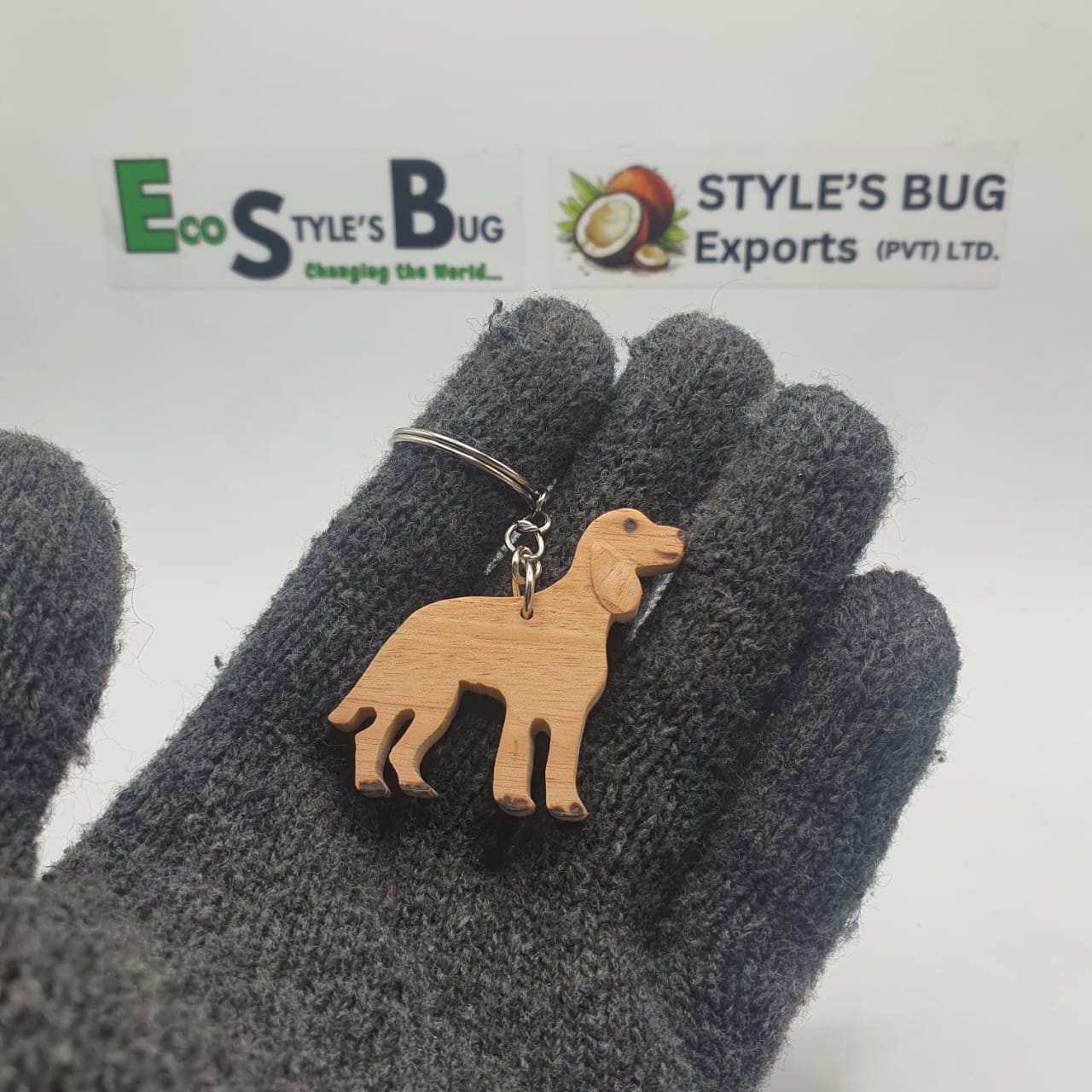 Cocker Spaniel Keychains - Handcrafted from Wood