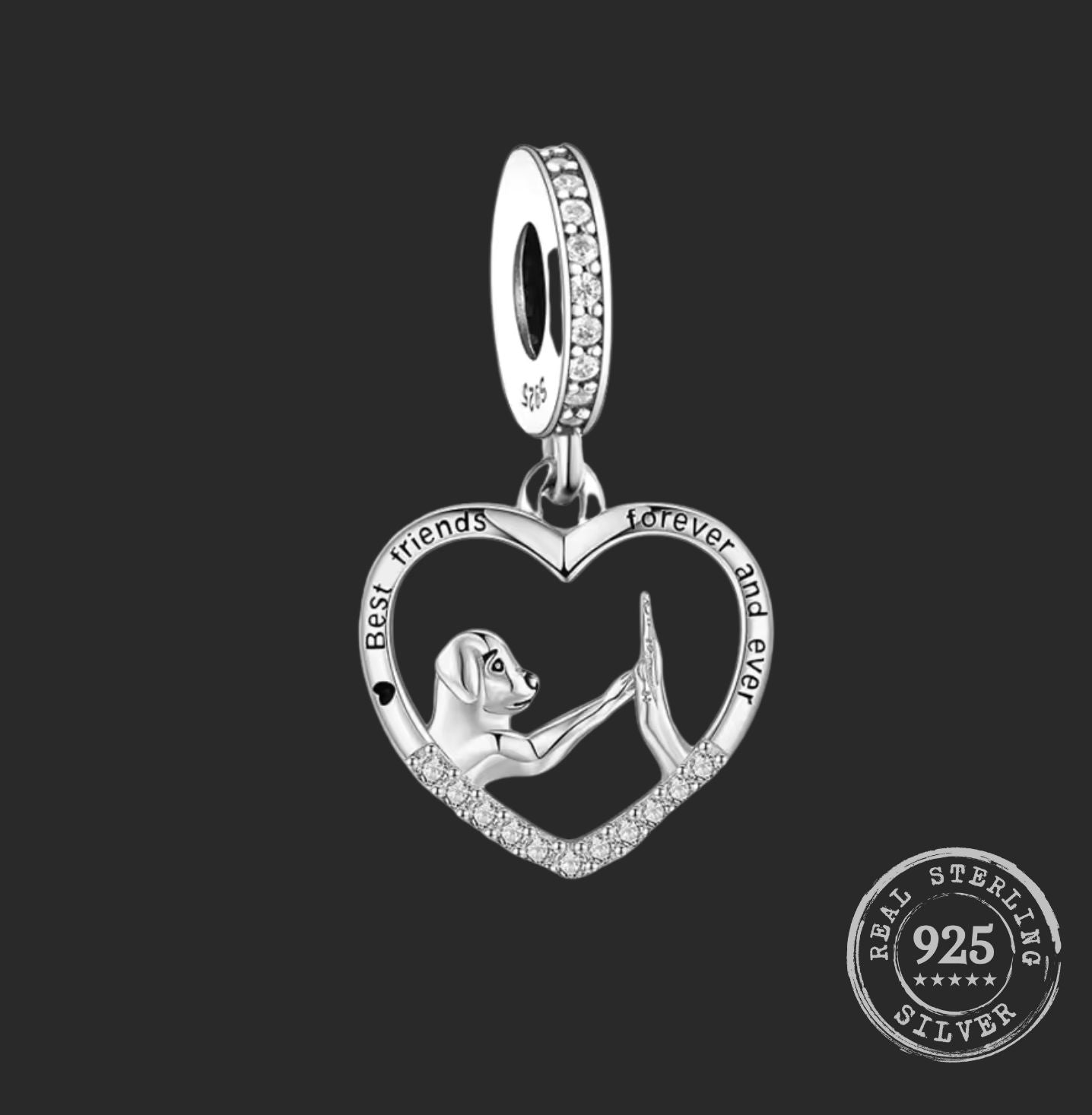 Catahoula "I love you forever" Pendant