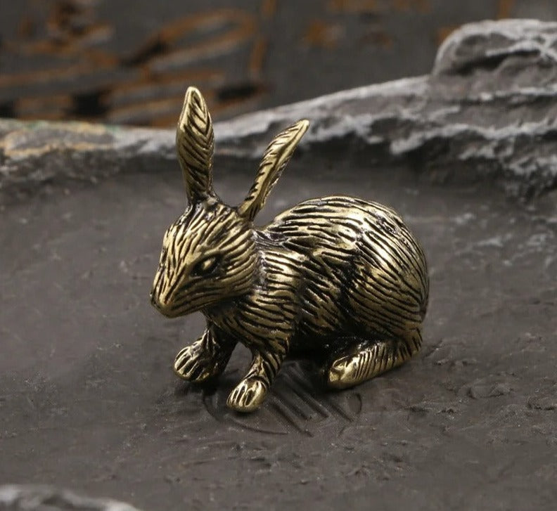 Copper Rabbit Ornaments