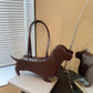 Standable Dachshund Shoulder Bag