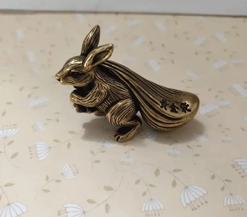 Copper Rabbit Ornaments