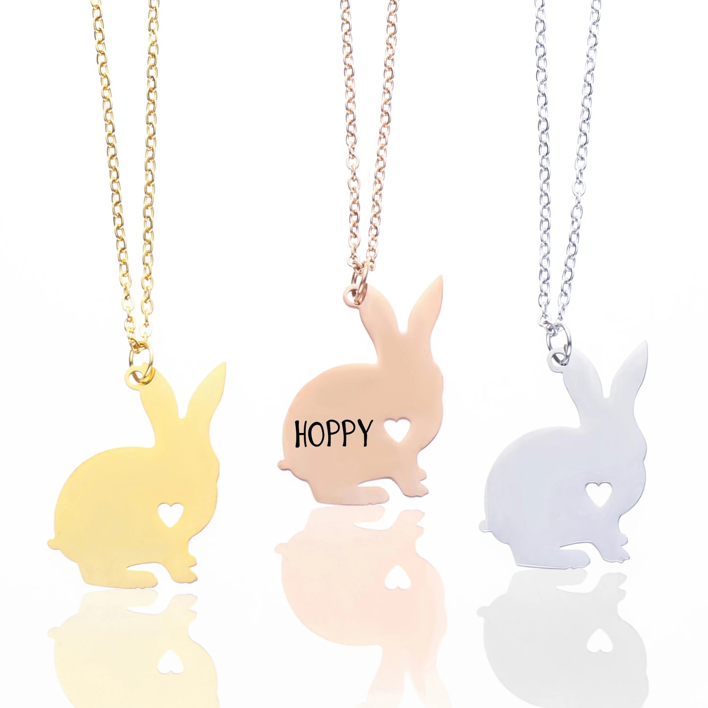 Personalised Rabbit Necklaces by SB