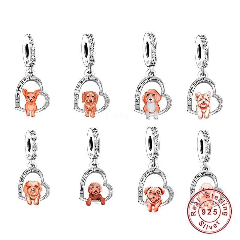 Shih Tzu "I love you forever" Pendant