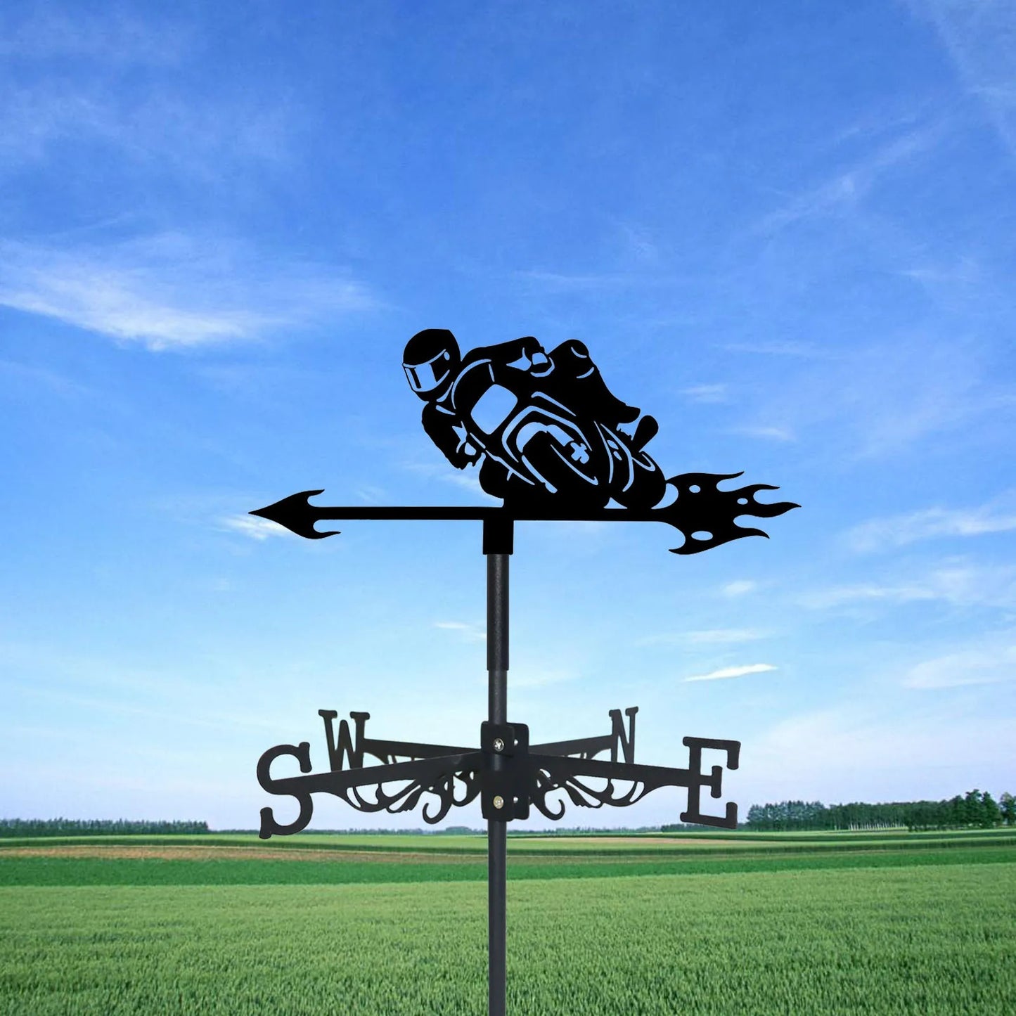 Motorcyclist Weather vanes