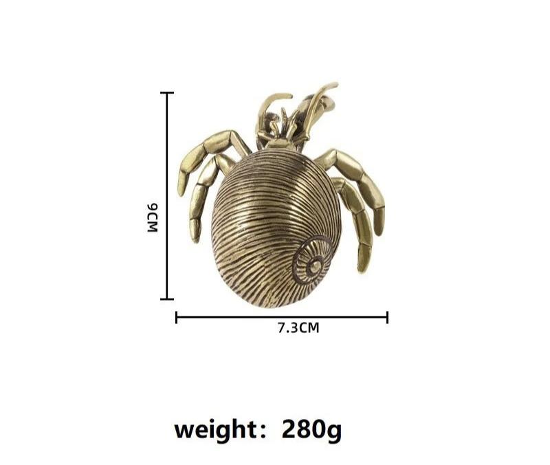 Realistic Crustacean Brass Figures