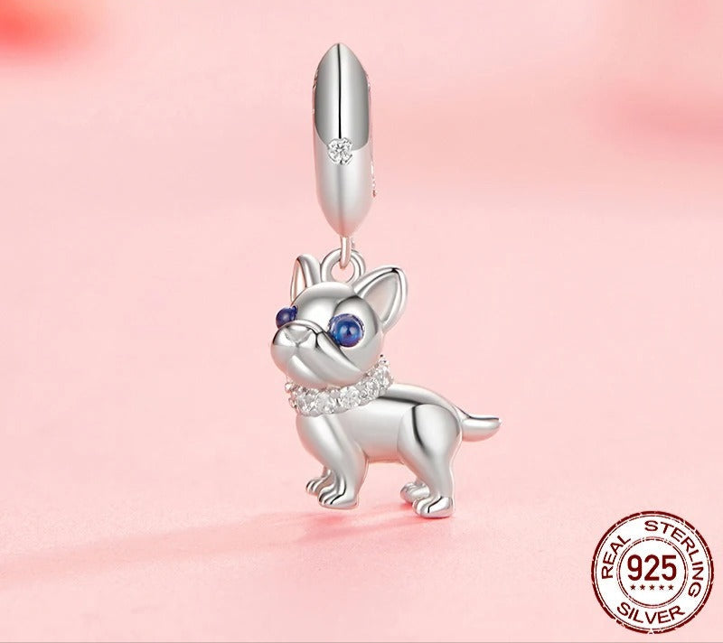 French Bulldog "I Love you Forever" pendants