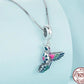 Pinkish Hummingbird Jewelry Set