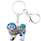 Artistic Maltipoo Necklace / Keychain