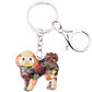 Artistic Maltipoo Necklace / Keychain