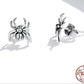 Silver Spider Jewelry Set