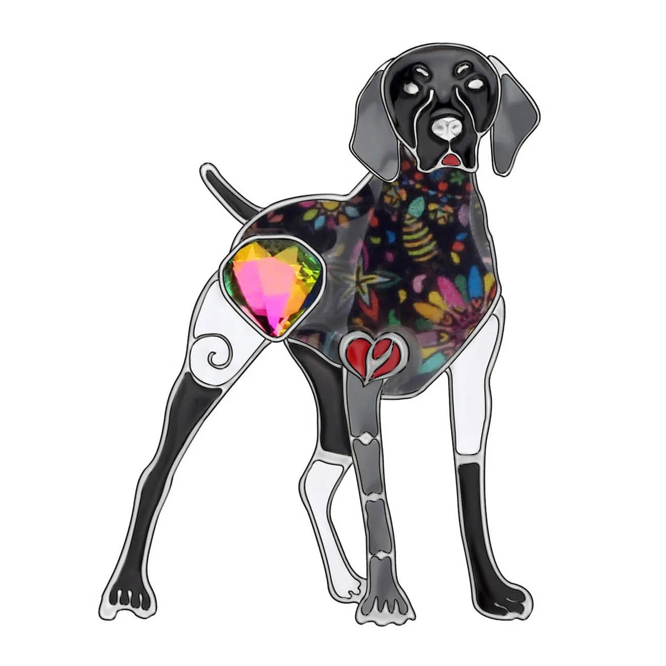 Hound Dog Necklace / Brooch