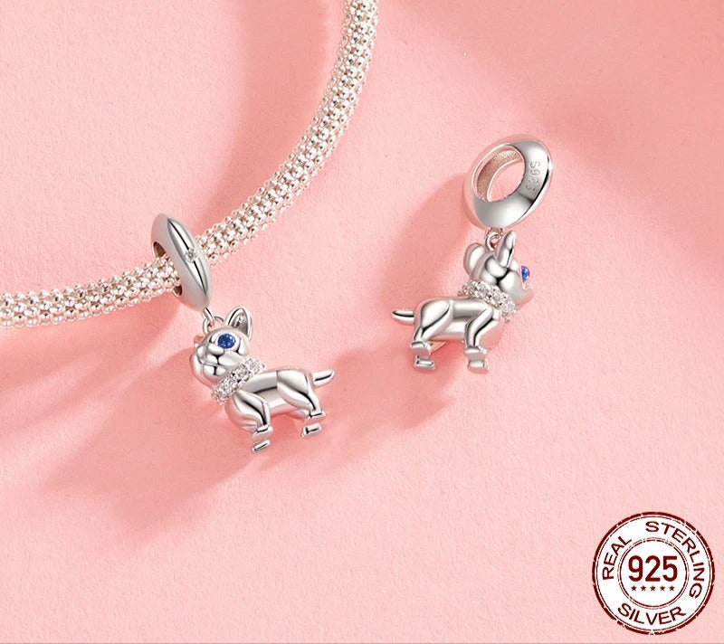 French Bulldog "I Love you Forever" pendants