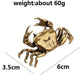 Realistic Crustacean Brass Figures