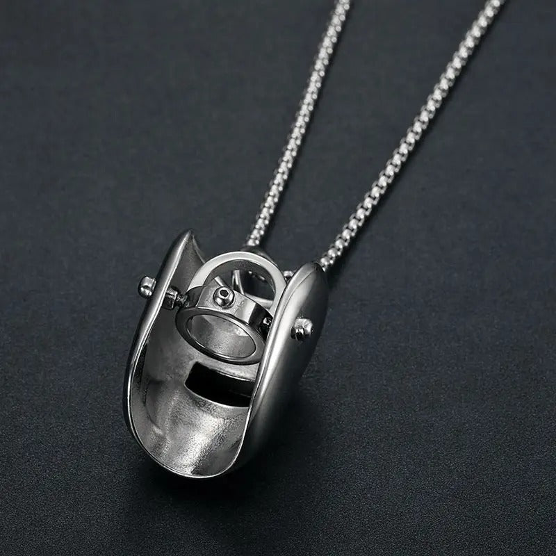 Realistic Welder Mask Necklaces