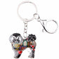 Artistic Maltipoo Necklace / Keychain