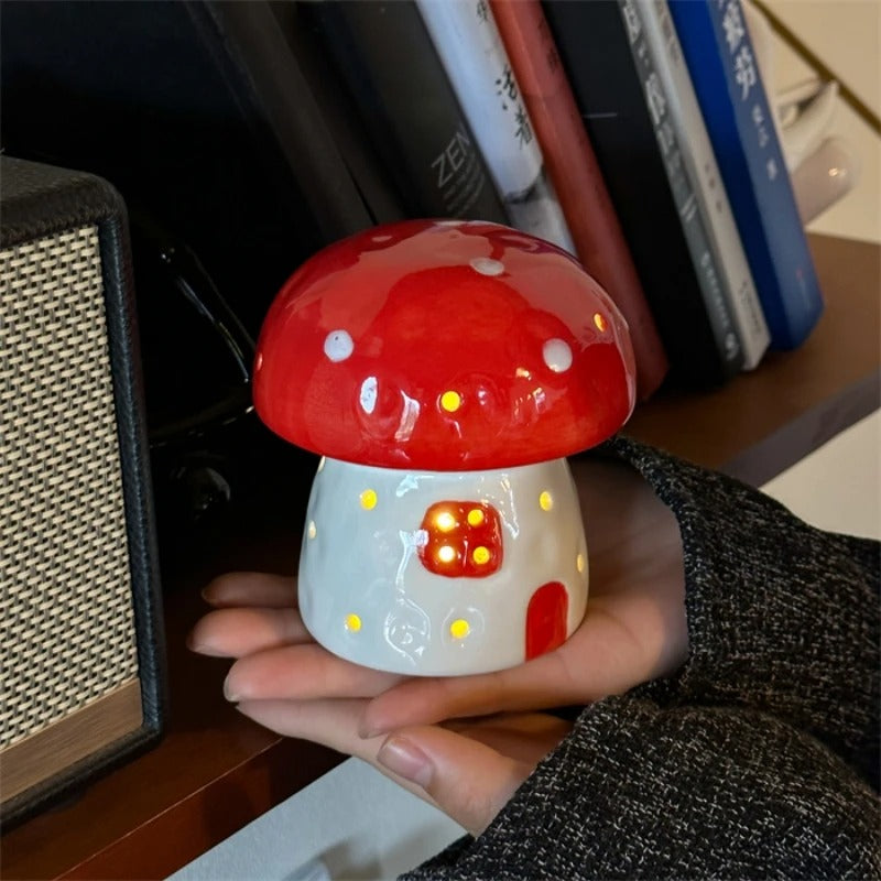 Mushroom House Night Lamps