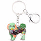 Artistic Maltipoo Necklace / Keychain