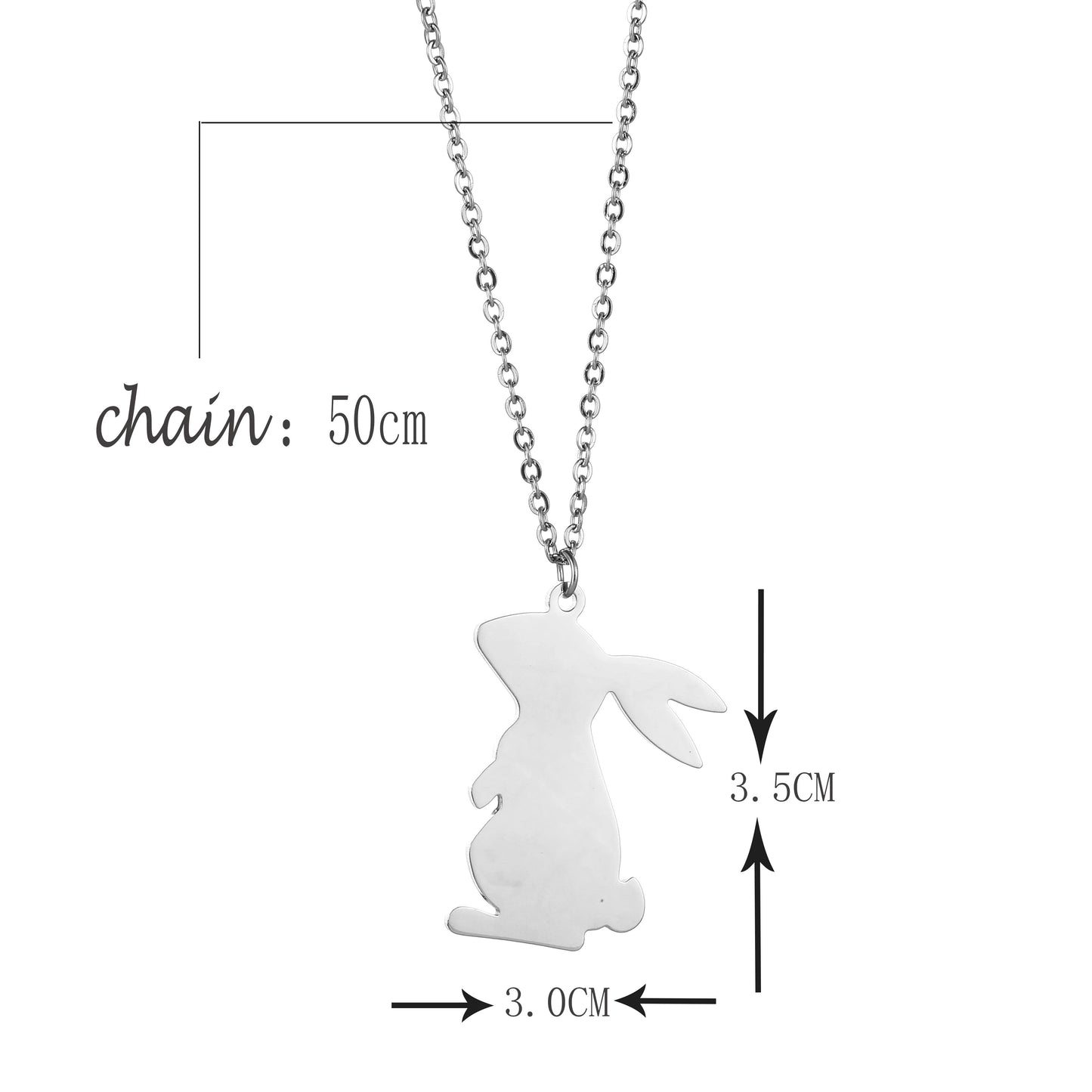 Personalised Rabbit Necklaces by SB