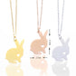 Personalised Rabbit Necklaces by SB