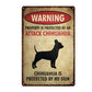 Vintage Dog Warning signs