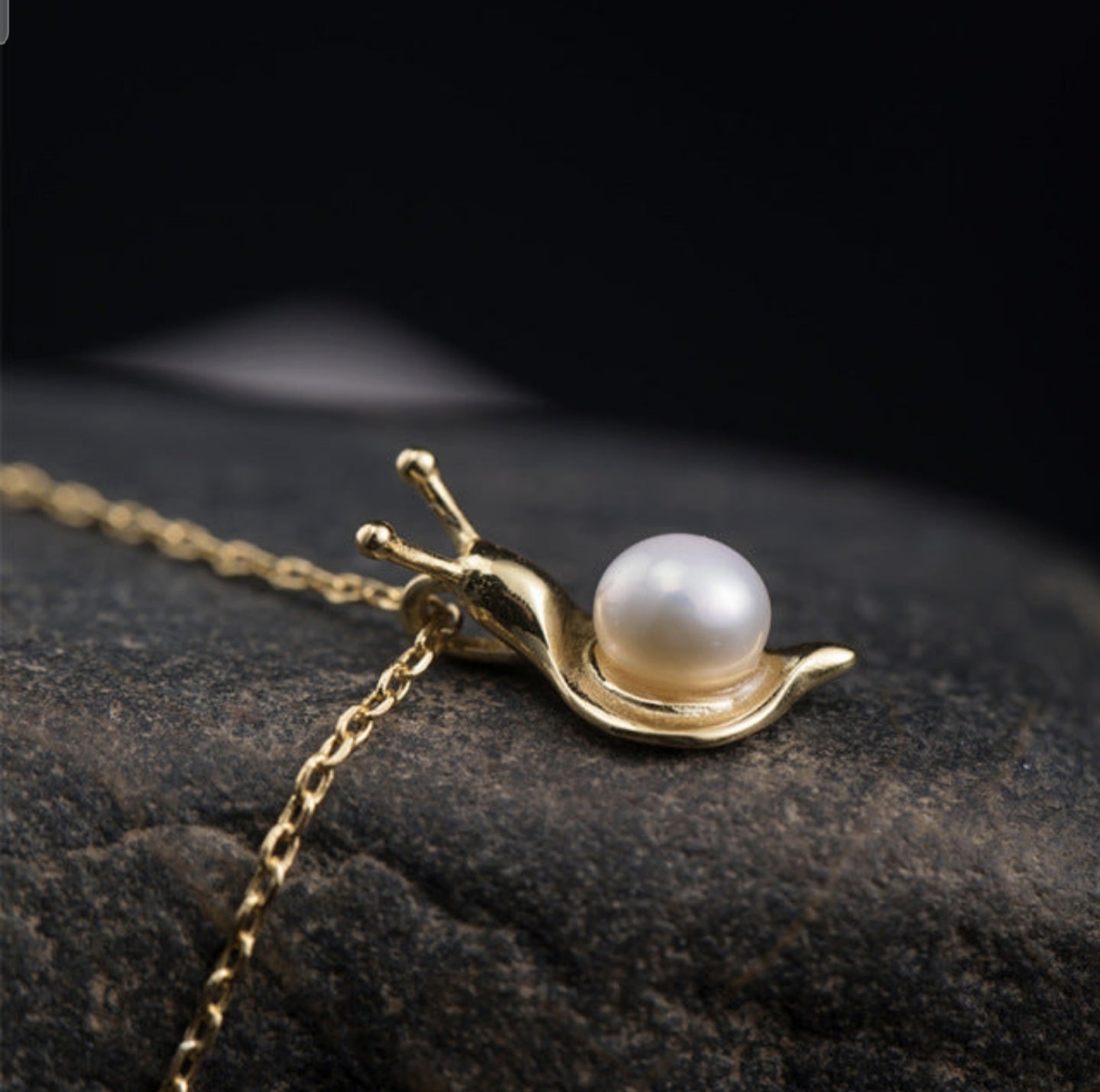 Pearl Shell Snail Jewelry by Style's Bug - Style's Bug Necklace